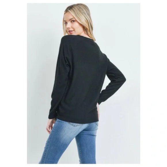 Plus Black Hacci Top - Picture 3 of 5